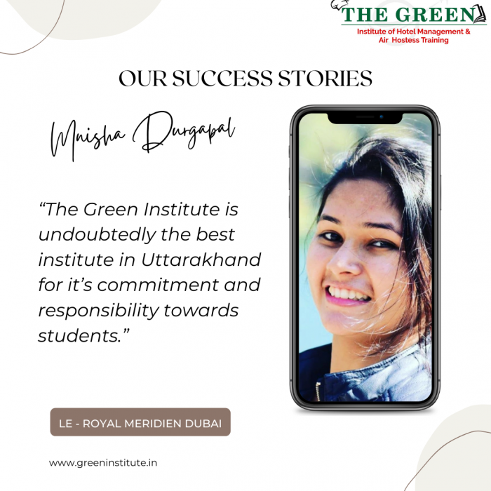 Manisha Durgapal, The Green Institute